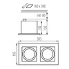 Миниатюра фото точечный светильник kanlux mateo es dlp-250-b 32932 | 220svet.ru