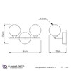Миниатюра фото бра lumina deco marsiada ldw 6033-2 md | 220svet.ru