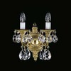 Миниатюра фото бра artglass sarka ii. brass antique ce | 220svet.ru