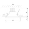Миниатюра фото встраиваемый светодиодный светильник elektrostandard 15266/led белый a055718 | 220svet.ru