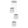 Миниатюра фото подвесная люстра indigo anna v12029/3p chrome v000497 | 220svet.ru