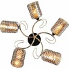 Миниатюра фото потолочная люстра reluce 01309-0.3-05 bk+fgd | 220svet.ru