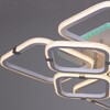 Миниатюра фото потолочная светодиодная люстра reluce 06321-3.3-4+4a wh+cr (rgb) | 220svet.ru