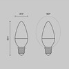Миниатюра фото светодиодная лампа свеча 5вт 2700k e14 voltega candle 5w 3272 | 220svet.ru