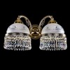Миниатюра фото бра artglass karat ii. brass antique ce | 220svet.ru