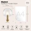 Миниатюра фото бра maytoni mod411wl-01g | 220svet.ru