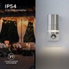 Миниатюра фото уличный настенный светильник apeyron chrome 11-113 | 220svet.ru