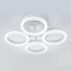 Миниатюра фото потолочная светодиодная люстра escada albus 10276/4led app | 220svet.ru