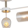 Миниатюра фото потолочная люстра illumico il8248-3cou-79 wh gd | 220svet.ru