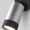 Миниатюра фото спот eurosvet 20088/1 черный/серебро | 220svet.ru