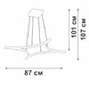 Миниатюра фото подвесная люстра vitaluce v2511dt-0/4s | 220svet.ru