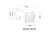 Миниатюра фото бра arte lamp atria a8032ap-1wh | 220svet.ru