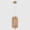 Миниатюра фото подвесной светильник crystal lux amarillo sp18w led brass | 220svet.ru