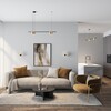 Миниатюра фото бра denkirs orbit dk5060-bk+sg | 220svet.ru