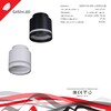 Миниатюра фото потолочный светильник reluce 53001-9.5-001il gx53+led3w bk | 220svet.ru