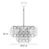 Миниатюра фото подвесная люстра arte lamp evelyn a4073lm-7pb | 220svet.ru