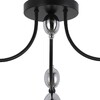 Миниатюра фото потолочная люстра illumico il8258-3cou-79 bk cr | 220svet.ru