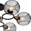 Миниатюра фото потолочная люстра reluce 01281-0.3-06 bk+ab | 220svet.ru