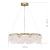 Миниатюра фото подвесной светодиодный светильник st luce voile sl6021.203.54 | 220svet.ru