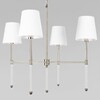 Миниатюра фото подвесная люстра loft it cosy 10308 nickel | 220svet.ru