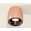 Миниатюра фото комплект накладного светильника ambrella light techno spot xs1144001 ppg/pbk золото розовое полированное/черный полированный (c1144, n7031) | 220svet.ru
