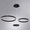 Миниатюра фото подвесной светодиодный светильник arte lamp shine a2222sp-3bk | 220svet.ru