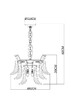 Миниатюра фото подвесная люстра arte lamp maya a4072lm-6go | 220svet.ru