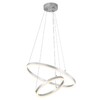 Миниатюра фото подвесной светодиодный светильник escada void 10254/2led silver app | 220svet.ru