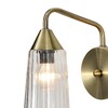 Миниатюра фото бра indigo campana 13028/1w brass v000508 | 220svet.ru
