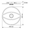 Миниатюра фото потолочный светодиодный светильник ritter occhiata 51588 7 | 220svet.ru