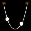 Миниатюра фото подвесной светодиодный светильник loft it embrace 10242/600 gold | 220svet.ru