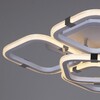 Миниатюра фото потолочная светодиодная люстра reluce 06321-3.3-05 wh+cr (rgb) | 220svet.ru