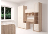 Миниатюра фото шкаф woodville майя дуб баррик светлый / крем брюле 402305 | 220svet.ru