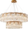 Миниатюра фото подвесная люстра хрустальная 2174/05/26p stilfort, серия admire | 220svet.ru