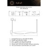 Миниатюра фото подвесной светодиодный светильник aployt manon apl.783.03.45 | 220svet.ru
