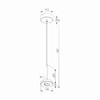 Миниатюра фото уличный подвесной светодиодный светильник elektrostandard 35185/h a068591 | 220svet.ru