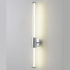 Миниатюра фото настенный светодиодный светильник crystal lux lineup ap18w led chrome | 220svet.ru