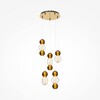 Миниатюра фото потолочный светодиодный светильник maytoni drop mod273cl-l60ch3k | 220svet.ru