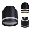 Миниатюра фото потолочный светильник reluce 53001-9.5-001il gx53+led3w bk | 220svet.ru