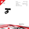 Миниатюра фото трековый магнитный светильник reluce 13005-9.3-001ur magnetic led12w bk | 220svet.ru