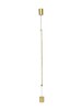 Миниатюра фото подвесной светодиодный светильник indigo linea 14024/a/1p brass v000122l | 220svet.ru