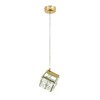 Миниатюра фото подвесная светодиодная люстра indigo radioso 12048/1p gold v000135l | 220svet.ru