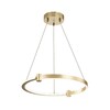 Миниатюра фото подвесной светодиодный светильник indigo circolato 14015/1p gold v000077l | 220svet.ru
