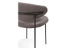 Миниатюра фото стул на металлокаркасе woodville флоу коричневый (elon 33) / черный 687217 | 220svet.ru