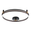 Миниатюра фото потолочный светодиодный светильник crystal lux fernando pl72w led coffee/black | 220svet.ru