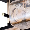 Миниатюра фото потолочная люстра reluce 72108-0.3-04 bk+fgd | 220svet.ru