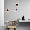 Миниатюра фото настенный светильник reluce 86858-9.2-002il gx53 bk | 220svet.ru