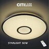Миниатюра фото потолочный светильник с пультом ду citilux старлайт cl70360r | 220svet.ru