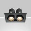 Миниатюра фото встраиваемый светодиодный светильник maytoni hidden dl045-02-10w3k-b | 220svet.ru