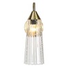 Миниатюра фото бра indigo campana 13028/1w brass v000508 | 220svet.ru